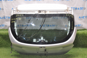 Дверь багажника голая со стеклом Ford Focus mk3 15-18 рест 5d, серебро UX тычка