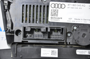 Управление климат-контролем Audi Q5 8R 09-12 с подогревом, царапины на дисплее и накладке