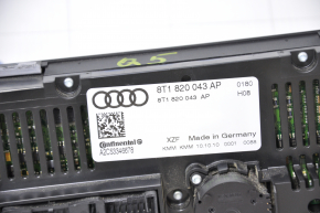 Управление климат-контролем Audi Q5 8R 09-12 без подогрева, царапины на накладке и кнопках