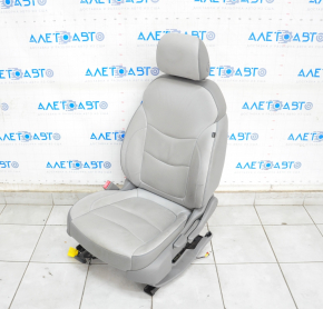 Водійське сидіння Chevrolet Volt 16- з airbag, механіч, шкіра світло-сіре