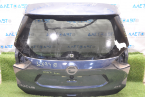 Дверь багажника голая со стеклом Nissan Rogue 14-16 синий RBG