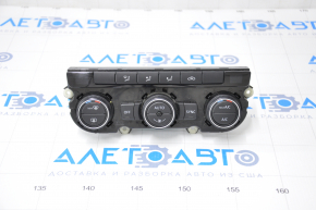 Управление климат-контролем VW Passat b8 16-19 16- USA без подогрева, затерто стекло, царапина