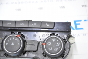 Управление климат-контролем VW Passat b7 12-15 USA ручное, затерто стекло