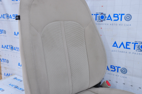Пасажирське сидіння Hyundai Sonata 15-17 з airbag, механіч, ганчірка беж, під хімчистку