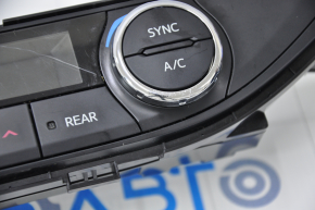 Управление климат-контролем Toyota Highlander 14-19 авто царапины на стекле, хроме и кнопках
