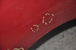 Четверть крыло задняя правая Chevrolet Volt 16- на кузове, красная, вмятинки, тычки