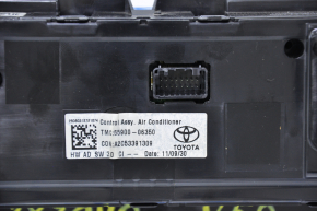 Управління клімат-контролем Toyota Camry v50 12-14 usa manual під червоне дерево, затерта накладка