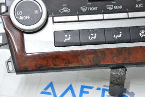 Управление климат-контролем Toyota Camry v50 12-14 usa manual под красное дерево, затерта накладка