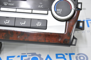 Управление климат-контролем Toyota Camry v50 12-14 usa manual под красное дерево, затерта накладка