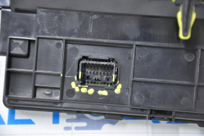 Управление климат-контролем Toyota Avalon 13-18 3 зоны царапина на стекле, тычка на накладке, сломана фишка и направляющие