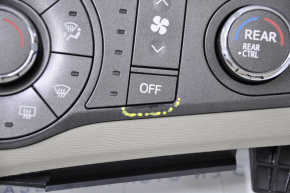 Управление климат-контролем Toyota Sienna 11-14 бежевое полезла краска