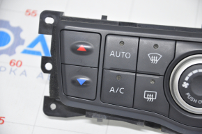Управление климат-контролем и аудио Nissan Pathfinder 13-20 auto царапина на крутилке и кнопке