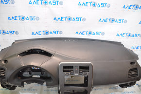 Торпедо передняя панель с AIRBAG Nissan Leaf 11-17 черная