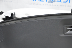 Торпедо передня панель без AIRBAG Hyundai Santa FE 19-20 чорна шкіра затерта, тичка на накладці