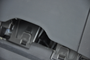 Торпедо передня панель без AIRBAG Hyundai Santa FE 19-20 чорна шкіра затерта, тичка на накладці