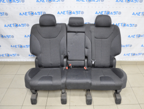 Задний ряд сидений 2 ряд Hyundai Santa FE 19-20 тряпка черная, без электросклад