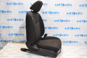 Пасажирське сидіння Nissan Leaf 13-17 без airbag, підігрів, ганчірка чорн, механіч