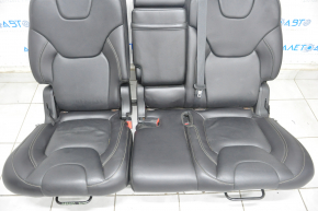 Задний ряд сидений 2 ряд Jeep Cherokee KL 14-18 airbag, механич, кожа черная,