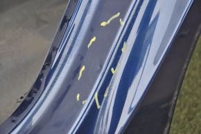 Четверть крыло задняя левая Hyundai Santa FE 19- синяя, тычки