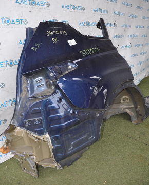 Чверть крило задня права Hyundai Santa FE 19- синя
