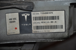 Аккумуляторная батарея ВВБ в сборе Tesla Model S 2012 P85 95к остаток 73.1квт