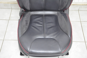 Водійське сидіння Tesla Model S 12-15 дорест, з airbag, електро, шкіра+замш чорн
