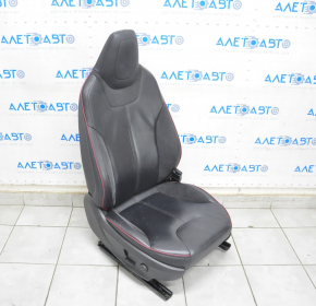 Пасажирське сидіння Tesla Model S 12-15 дорест, з airbag, електро, шкіра+замш чорн