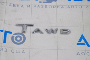 Эмблема надпись T-AWD двери багажника Lincoln MKC 15-