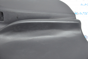 Обшивка двери карточка передняя левая Tesla Model S 12-15 дорест черн, тычки, царапины на хроме, вздулась кожа