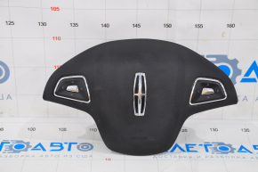 Подушка безопасности airbag в руль водительская Lincoln MKC 15- черн, ржавый пиропатрон