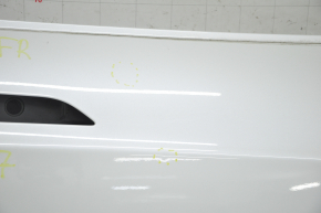 Дверь голая передняя правая Tesla Model S 12-15 дорест белый PPSW, тычки, царапины