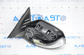 Зеркало боковое левое Infiniti QX50 19- 5 пинов, поворотник, надлом внутреннего корпуса и поворотника, запилено, нет накладки