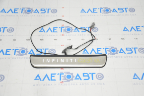 Накладка порога наружная задняя правая Infiniti QX50 19- хром с подсветкой
