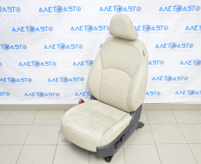 Водительское сидение Infiniti QX50 19- с airbag, электро, подогрев, кожа бежевая под чистку