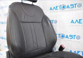 Пассажирское сидение Ford Escape MK3 13-19 с airbag, подогрев, механич, кожа черн, тычки на спинке