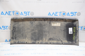 Накладка губы переднего бампера Ford Escape MK3 13-16 дорест черный, затертая