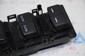 Управление стеклоподъемником передним левым Honda Civic X FC 16-21 4d черная, 2 auto, без keyless, затерты кнопки