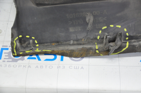 Подкрылок передний левый перед часть Tesla Model S 12-15 дорест RWD надрывы, сломаны крепления