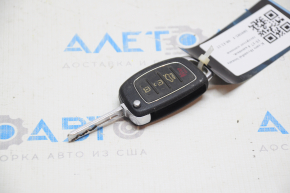 Ключ Hyundai Sonata 15-17 4 кнопки, затерті кнопки