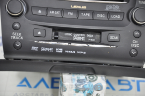 Магнитофон радио проигрыватель Lexus GS350 GS430 GS450h 06-07 черный, Mark Levinson, полез хром