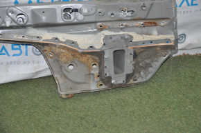 Задняя панель Toyota Highlander 08-13 серебро, ржавая