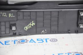 Накладка заднего багажника боковая под шторку левая Tesla Model S 12-20 черн, слом креп