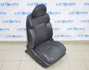 Пассажирское сидение Lexus GS300 GS350 GS430 GS450h 05-11 без airbag, черная кожа, электро, подогрев, вентиляция, царапины, потрескалась кожа