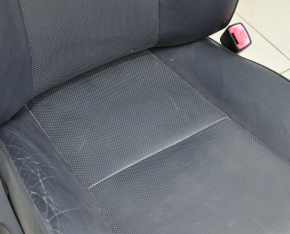 Пассажирское сидение Lexus GS300 GS350 GS430 GS450h 06-07 без airbag, электрическое, подогрев, вентиляция, черная кожа, царапины, потрескалась кожа