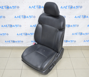 Водительское сидение Lexus GS300 GS350 GS430 GS450h 05-11 без airbag, черная кожа, электро, подогрев, вентиляция, царапины, потрескалась кожа, надрыв