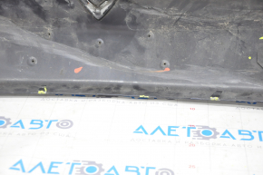 Решетка радиатора grill в сборе Tesla Model S 12-15 дорест под парктроники, поломана, надрывы, слом креп, отсутствуют фрагменты