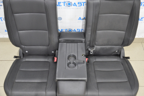 Задний ряд сидений 2 ряд VW Tiguan 09-17 кожа черная