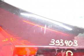 Фонарь внешний крыло правый Honda Clarity 18-19 usa надломан корпус, трещина, царапины