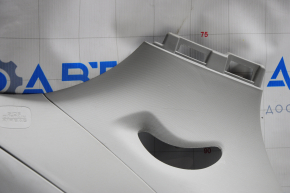 Накладка задней стойки правая Acura MDX 14-20 серая под пищалку, царапины, побелел пластик