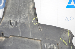 Защита заднего бампера Tesla Model S 12-15 дорест отсутствует фрагмент, надрывы, затерта